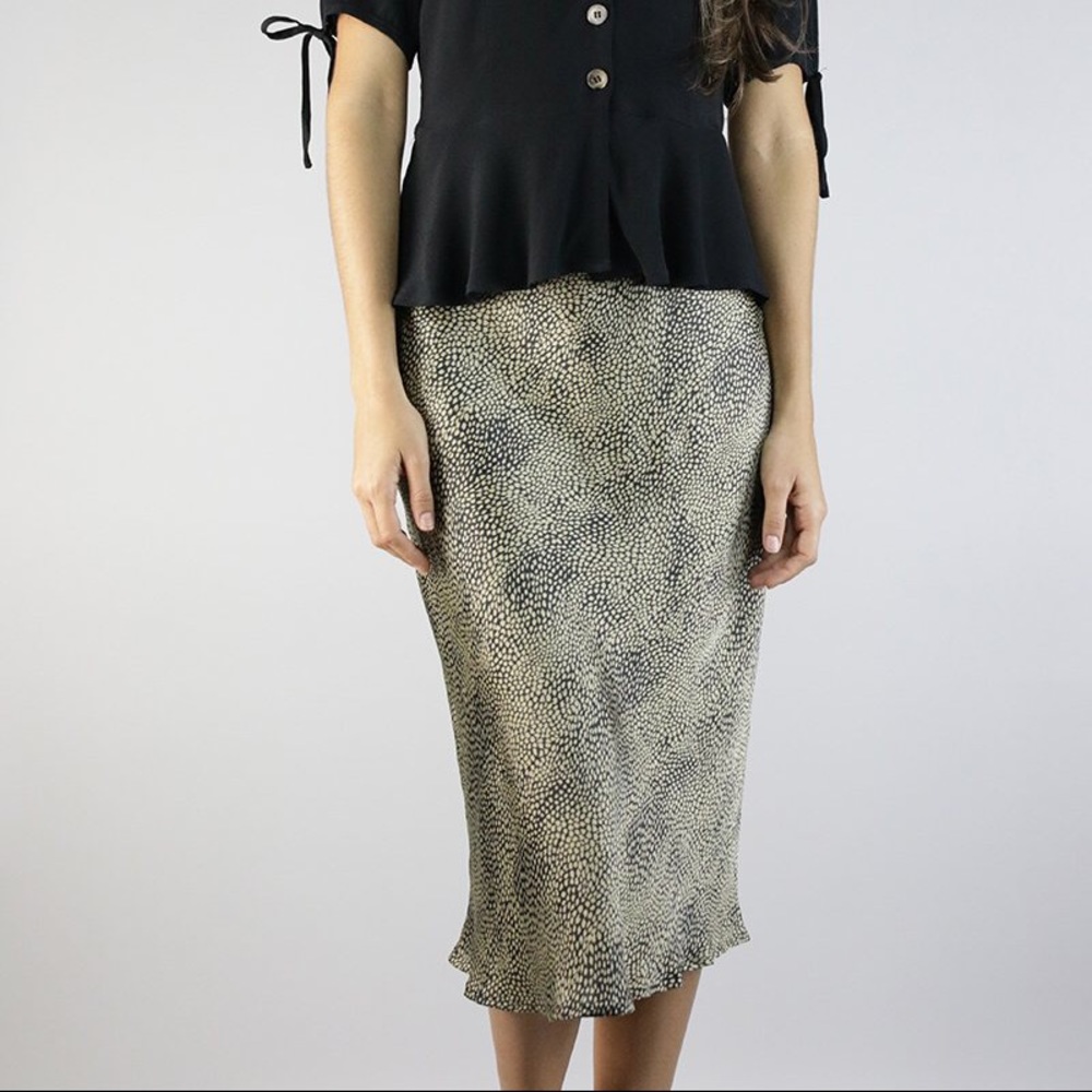 Leopard Midi Skirt